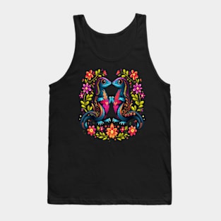 Salamander Couple Valentine Tank Top